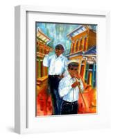 Jazz in Treme-Diane Millsap-Framed Art Print