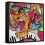 Jazz it Up II-Eric Waugh-Framed Stretched Canvas