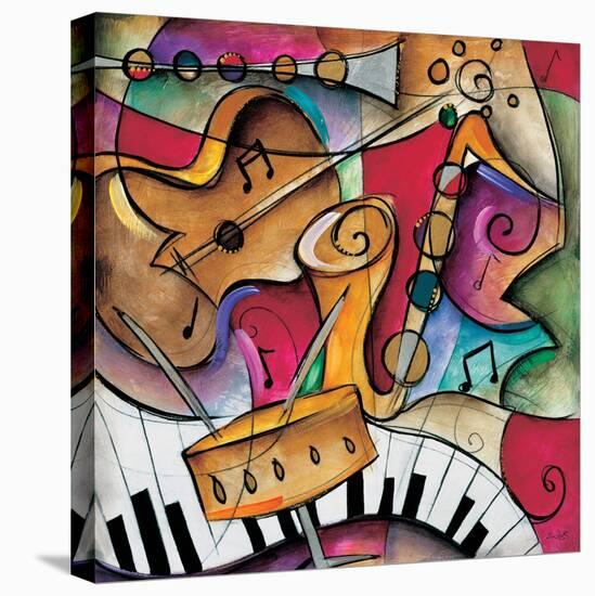 Jazz it Up II-Eric Waugh-Stretched Canvas