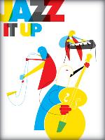 Jazz It Up-null-Lamina Framed Poster