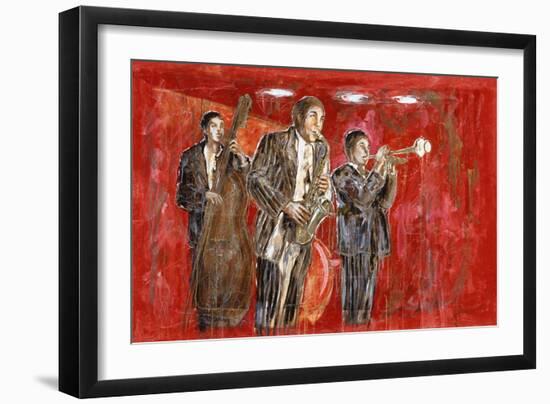 Jazz IV-Marta Gottfried-Framed Giclee Print