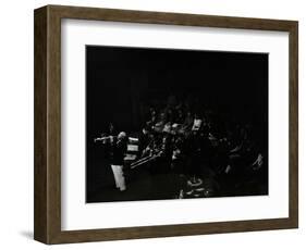 Jazz Legend Sidney Bechet Playing the Soprano Saxophone at Colston Hall, Bristol, 1956-Denis Williams-Framed Photographic Print