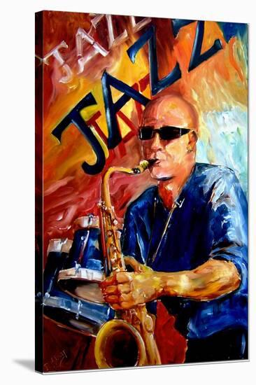 Jazz Man-Diane Millsap-Stretched Canvas