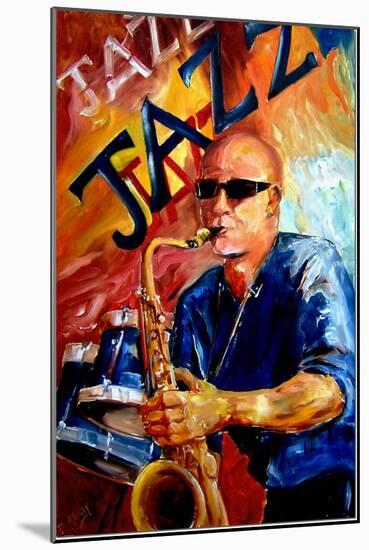 Jazz Man-Diane Millsap-Mounted Art Print