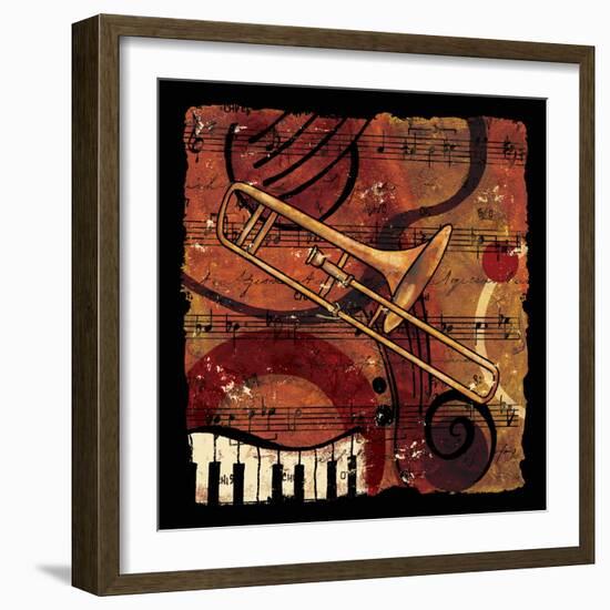 Jazz Music I-CW Designs Inc-Framed Art Print