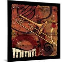 Jazz Music I-CW Designs Inc-Mounted Art Print