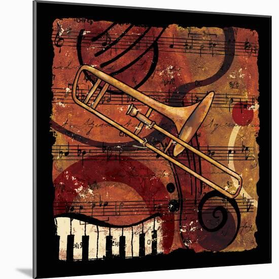 Jazz Music I-CW Designs Inc-Mounted Art Print