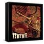 Jazz Music I-CW Designs Inc-Framed Stretched Canvas