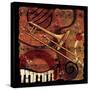 Jazz Music I-CW Designs Inc-Stretched Canvas