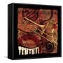 Jazz Music I-CW Designs Inc-Framed Stretched Canvas