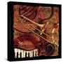 Jazz Music I-CW Designs Inc-Stretched Canvas