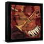 Jazz Music II-CW Designs Inc-Framed Stretched Canvas