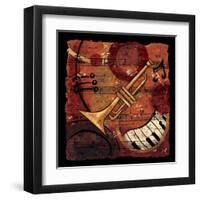 Jazz Music II-CW Designs Inc-Framed Art Print