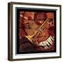 Jazz Music II-CW Designs Inc-Framed Art Print