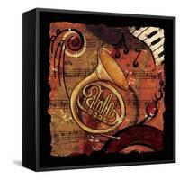 Jazz Music III-CW Designs Inc-Framed Stretched Canvas