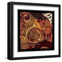 Jazz Music III-CW Designs Inc-Framed Art Print