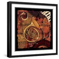 Jazz Music III-CW Designs Inc-Framed Art Print