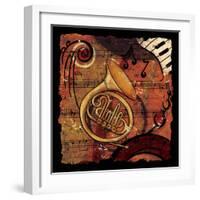 Jazz Music III-CW Designs Inc-Framed Art Print