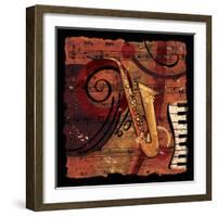 Jazz Music IV-CW Designs Inc-Framed Art Print