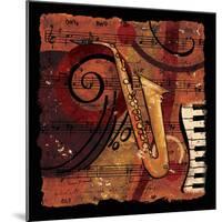 Jazz Music IV-CW Designs Inc-Mounted Art Print