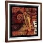 Jazz Music IV-CW Designs Inc-Framed Art Print