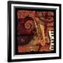 Jazz Music IV-CW Designs Inc-Framed Art Print