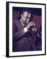 Jazz Musican, Miles Davis-Robert W^ Kelley-Framed Premium Photographic Print