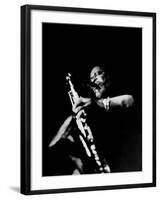 Jazz Musician, Gene Ammons Playing Saxophone-null-Framed Premium Photographic Print