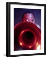 Jazz Musician Louis Armstrong-null-Framed Premium Photographic Print