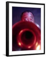 Jazz Musician Louis Armstrong-null-Framed Premium Photographic Print