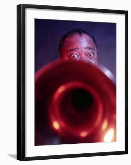 Jazz Musician Louis Armstrong-null-Framed Premium Photographic Print