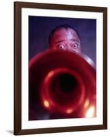 Jazz Musician Louis Armstrong-null-Framed Premium Photographic Print