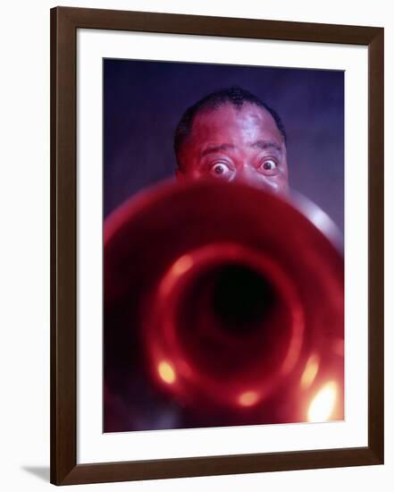 Jazz Musician Louis Armstrong-null-Framed Premium Photographic Print