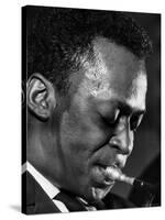 Jazz Musician Miles Davis Performing-Robert W^ Kelley-Stretched Canvas