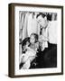 Jazz Musician Woody Herman Playing His Clarinet While His Daughter Ingrid Plays a Plastic Flute-null-Framed Photo