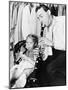 Jazz Musician Woody Herman Playing His Clarinet While His Daughter Ingrid Plays a Plastic Flute-null-Mounted Photo