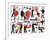 Jazz Musicians-topform-Framed Art Print