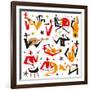 Jazz Musicians-topform-Framed Art Print