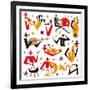 Jazz Musicians-topform-Framed Art Print