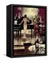 Jazz Night Out-Brent Heighton-Framed Stretched Canvas