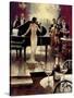 Jazz Night Out-Brent Heighton-Stretched Canvas