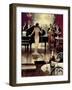 Jazz Night Out-Brent Heighton-Framed Art Print