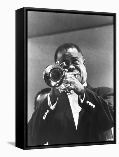 Jazz on a Summer's Day, Louis Armstrong, 1960-null-Framed Stretched Canvas