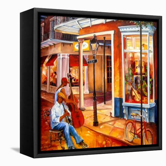 Jazz on Royal Street-Diane Millsap-Framed Stretched Canvas