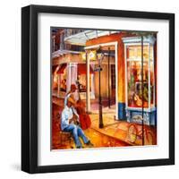 Jazz on Royal Street-Diane Millsap-Framed Art Print