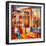 Jazz on Royal Street-Diane Millsap-Framed Art Print