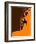 Jazz Orange-NaxArt-Framed Art Print