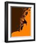 Jazz Orange-NaxArt-Framed Art Print