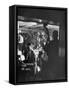 Jazz Orchestra in Harlem Club-Hansel Mieth-Framed Stretched Canvas