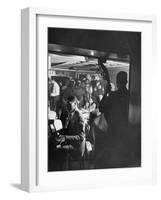 Jazz Orchestra in Harlem Club-Hansel Mieth-Framed Photographic Print